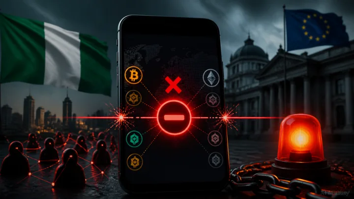 Transferts crypto bloqués entre le Nigeria et l'Union européenne dans le cadre de sanctions