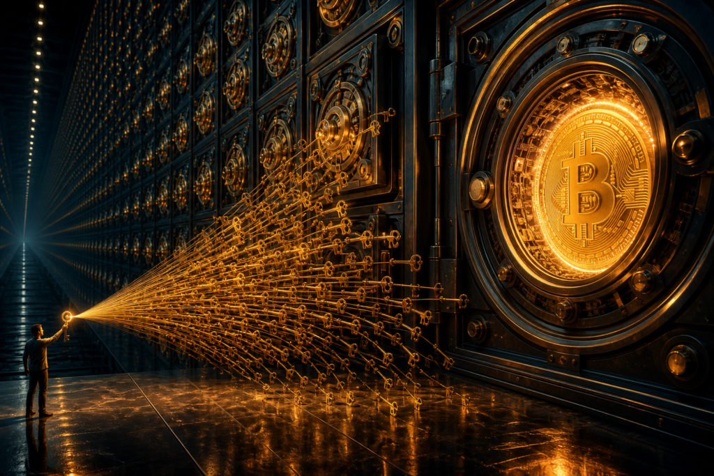 Bitcoin : peut-on vraiment deviner la clé privée de Satoshi et récupérer 70 milliards $ ? Une clé unique se divisant devant des milliers de coffres Bitcoin attribués à Satoshi