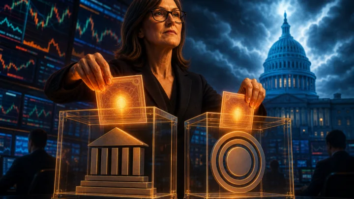 Une investisseuse place des titres crypto avant un vote réglementaire américain