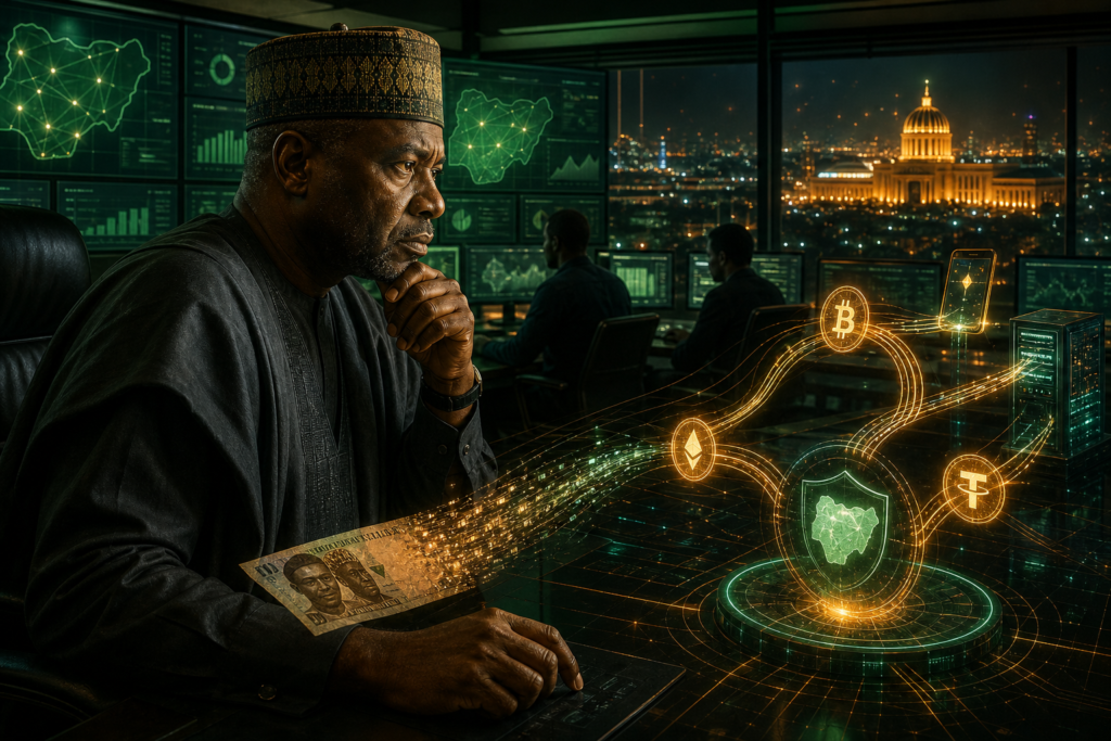 Régulateur nigérian supervisant les flux d’un vaste marché de cryptomonnaies