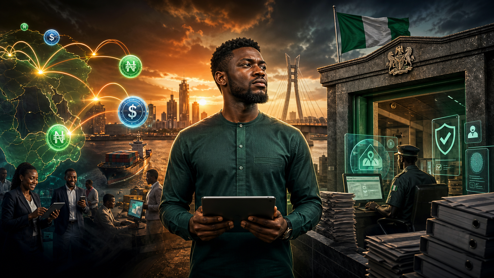 Entrepreneur nigérian entre paiements en stablecoins et nouvelles obligations fiscales