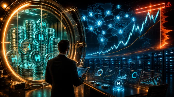 Trésorerie d’entreprise accumulant des tokens HYPE et générant des revenus de staking