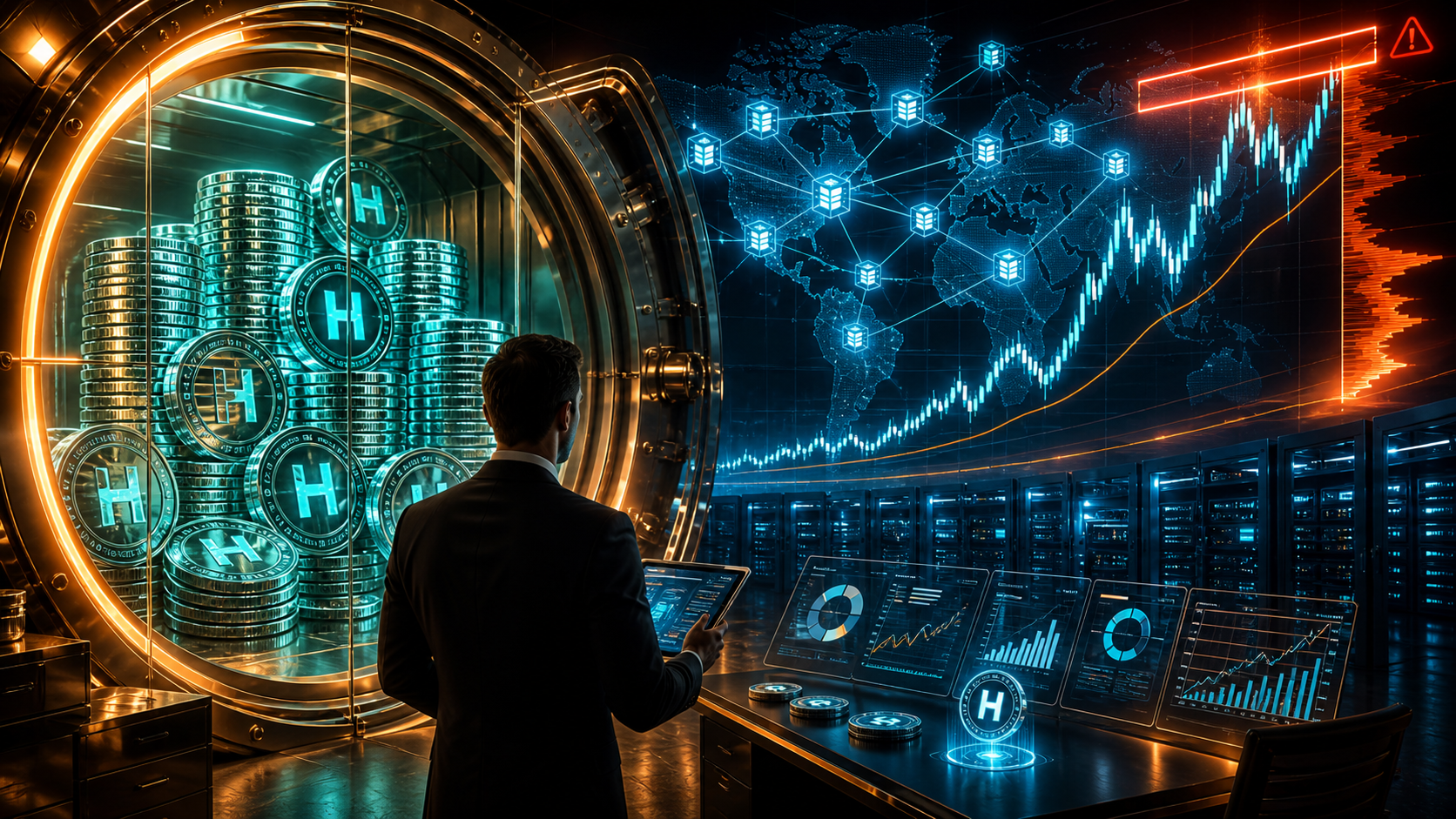 Trésorerie d’entreprise accumulant des tokens HYPE et générant des revenus de staking