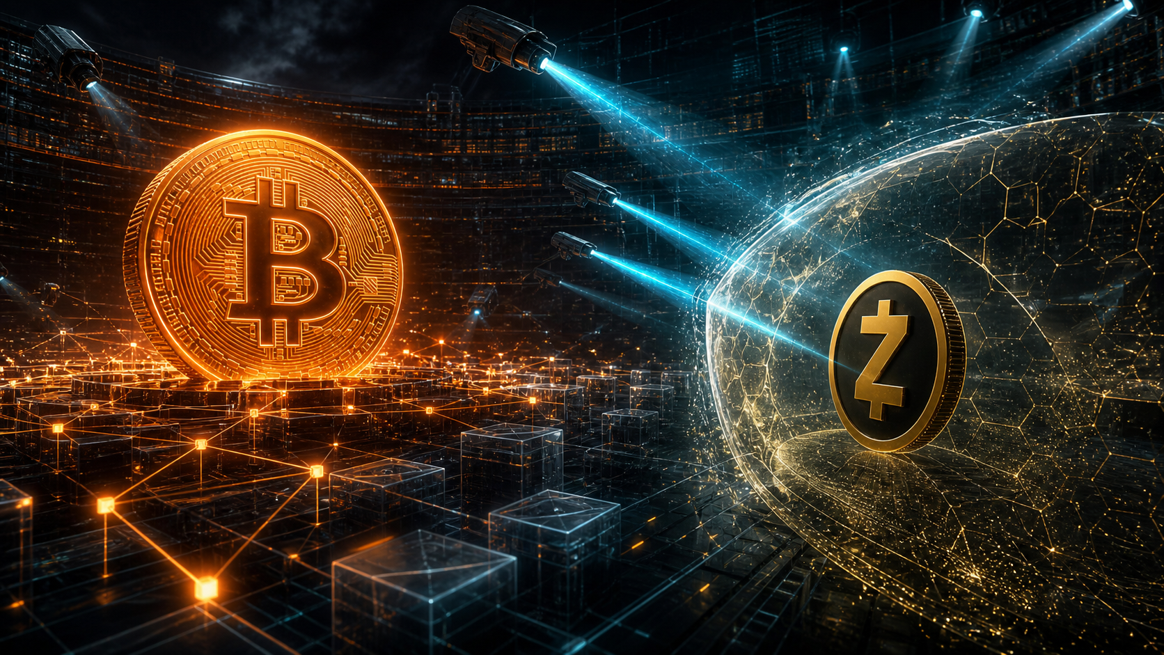 Zcash protégé par un bouclier de confidentialité face au réseau dominant de Bitcoin