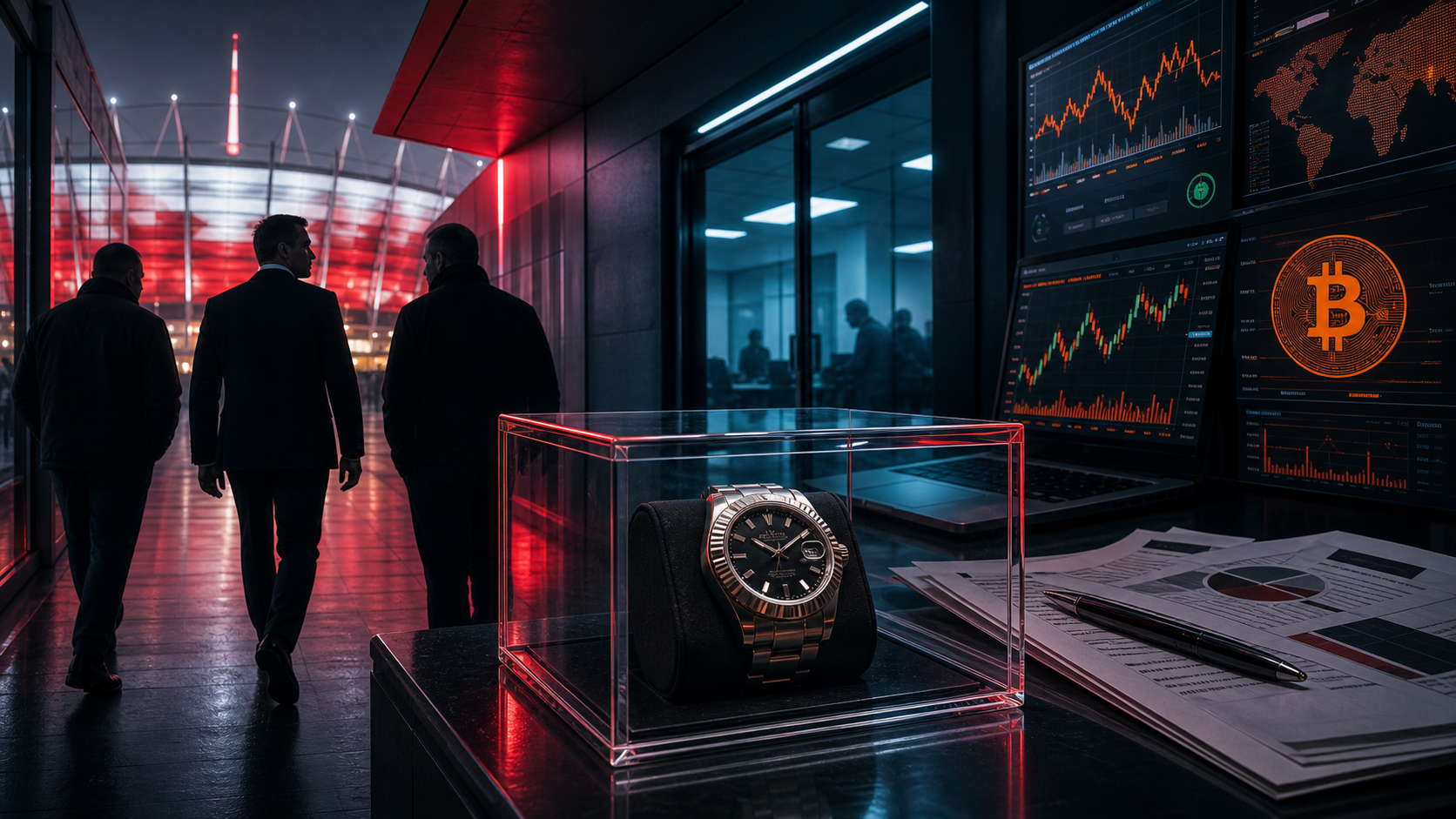 Un dirigeant sportif polonais près d’une montre de luxe examinée dans une enquête crypto