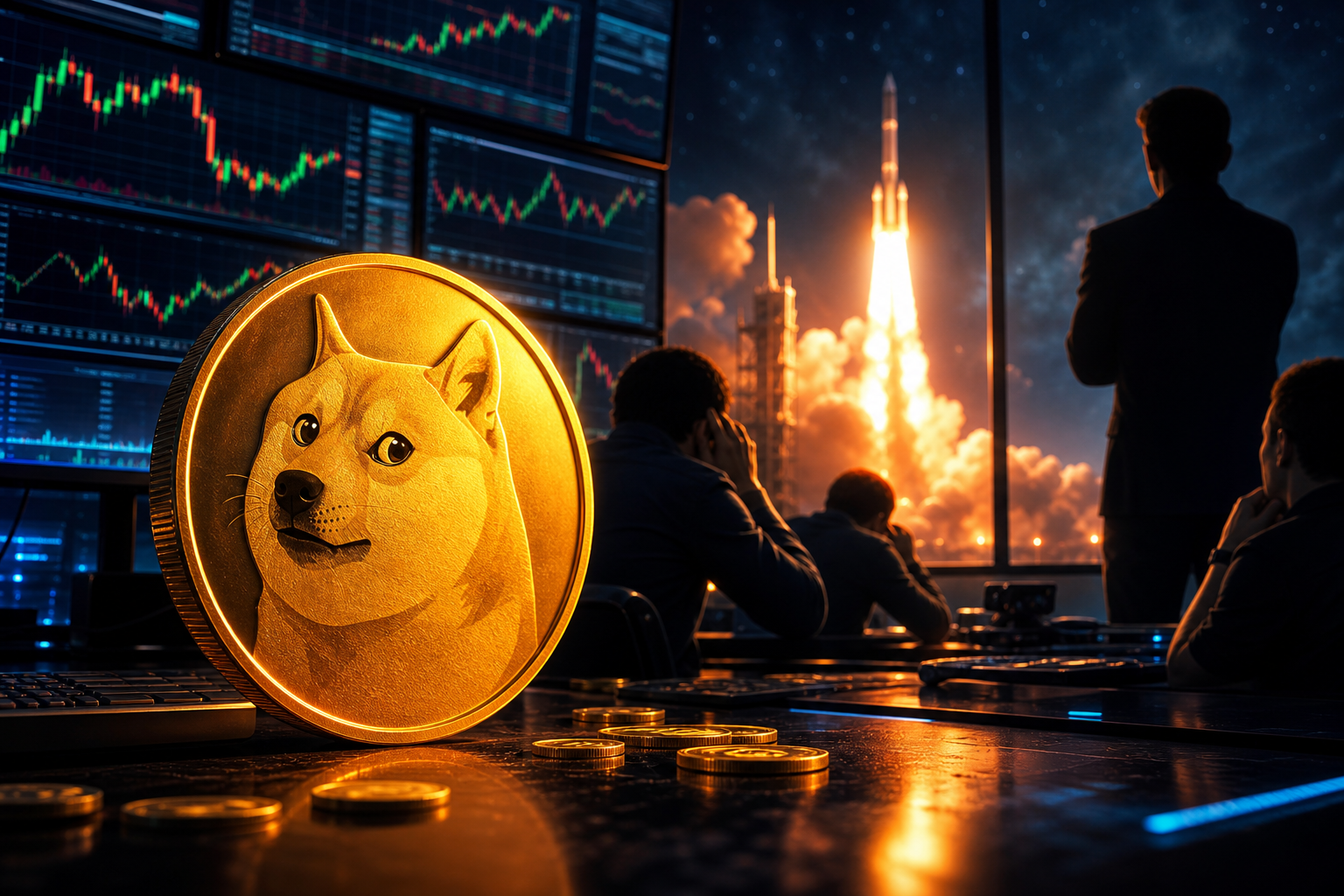 Dogecoin surveillé par des traders avant des résultats liés à SpaceX