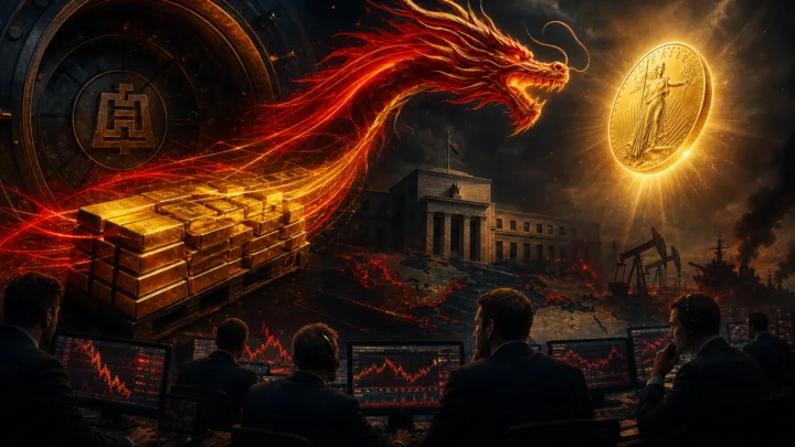 Illustration de l’or soutenu par les achats de la Chine