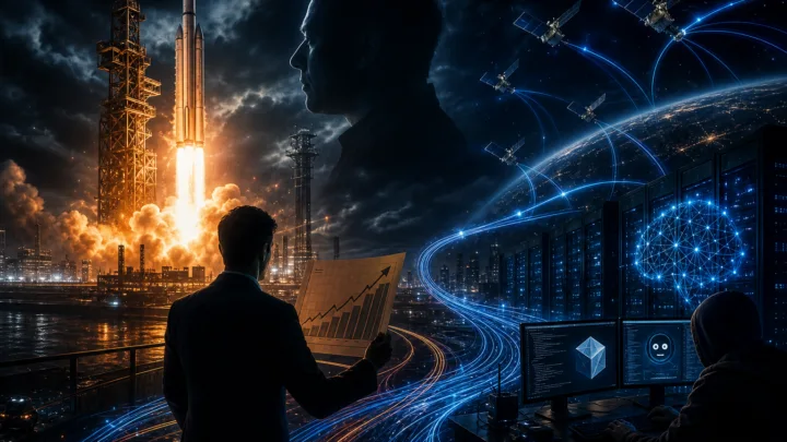 Illustration de SpaceX valorisée par Morgan Stanley grâce à l’IA
