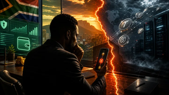 Une entreprise sud-africaine bloquée face à des transferts crypto internationaux