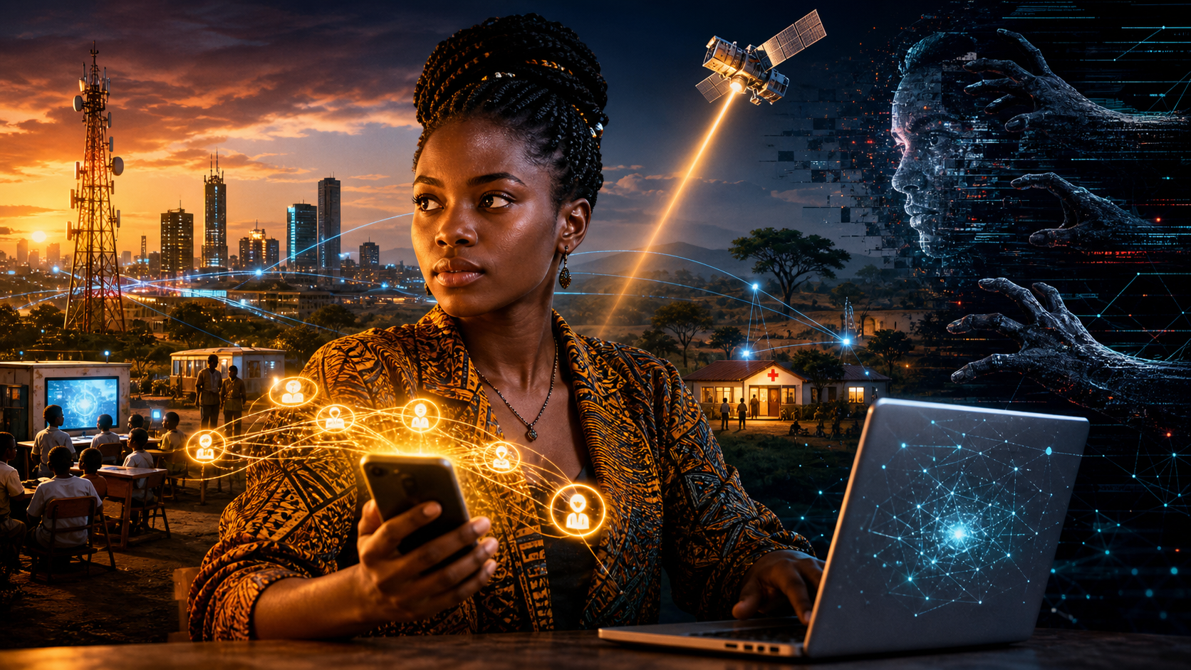 Une créatrice africaine connecte satellite, intelligence artificielle et paiement mobile face aux risques cyber