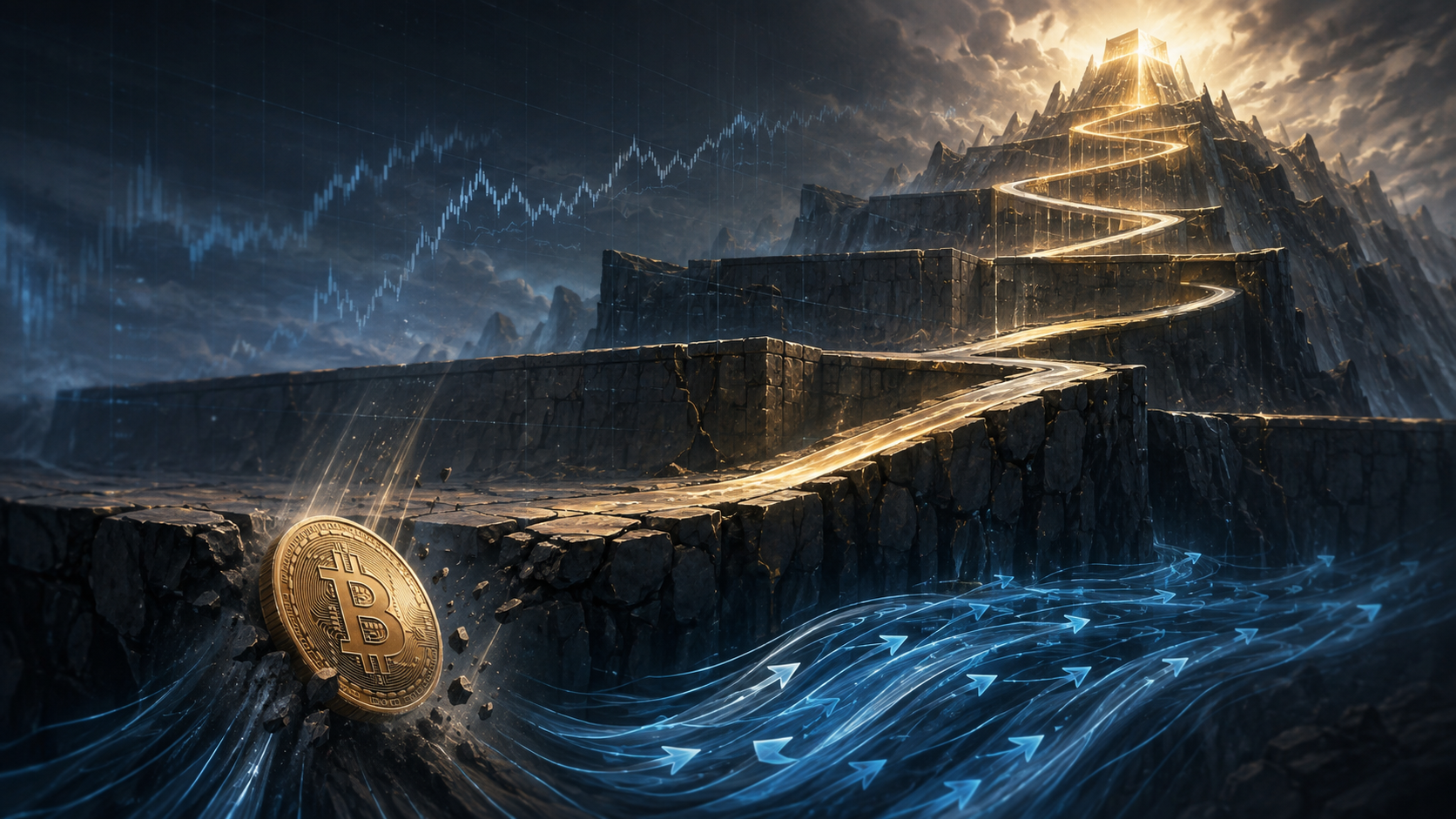 Bitcoin retombe sous un support technique avant une nouvelle tentative vers un sommet plus élevé
