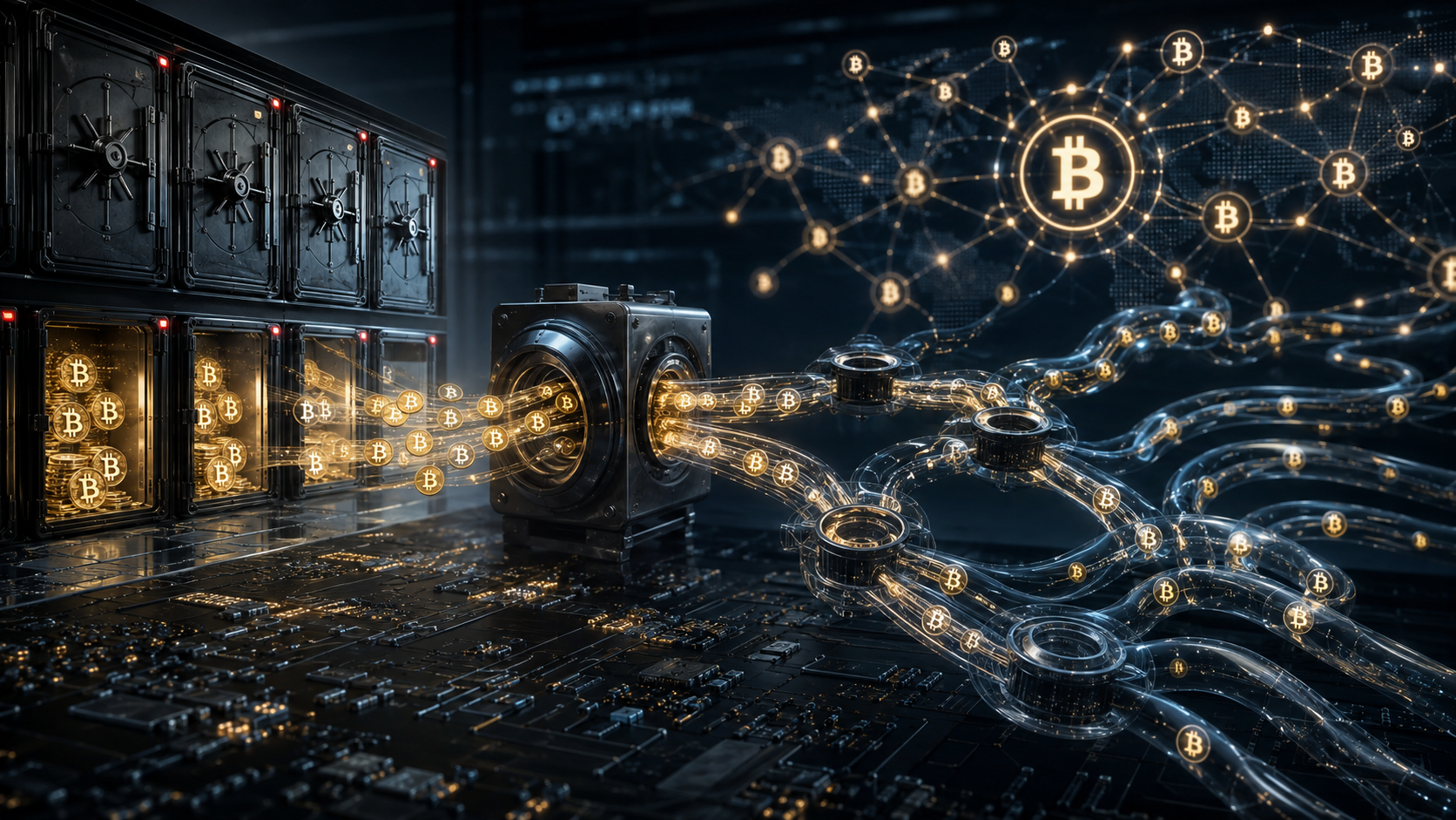 Bitcoin zikiondoka kwenye vault za hardware zilizoathiriwa kuelekea njia za miamala iliyochanganywa