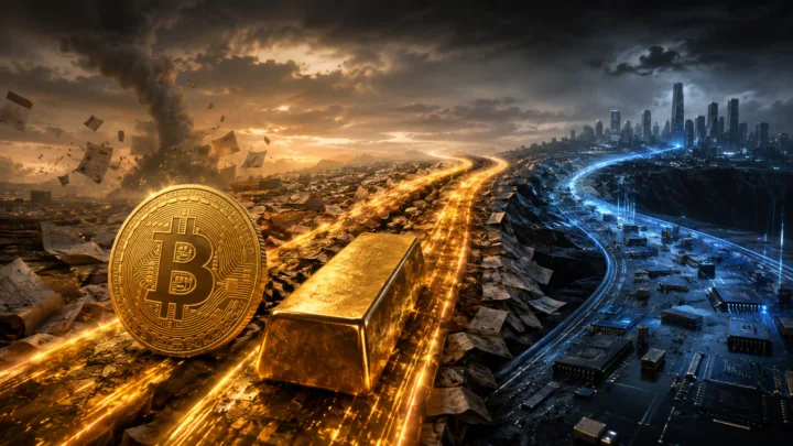 Bitcoin et l’or suivent deux voies proches tandis que la trajectoire du Nasdaq s’en éloigne