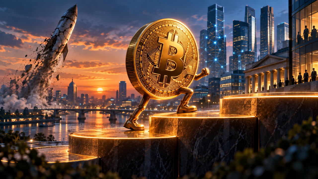 Un Bitcoin gravit des marches institutionnelles tandis qu’une ancienne fusée spéculative se désagrège