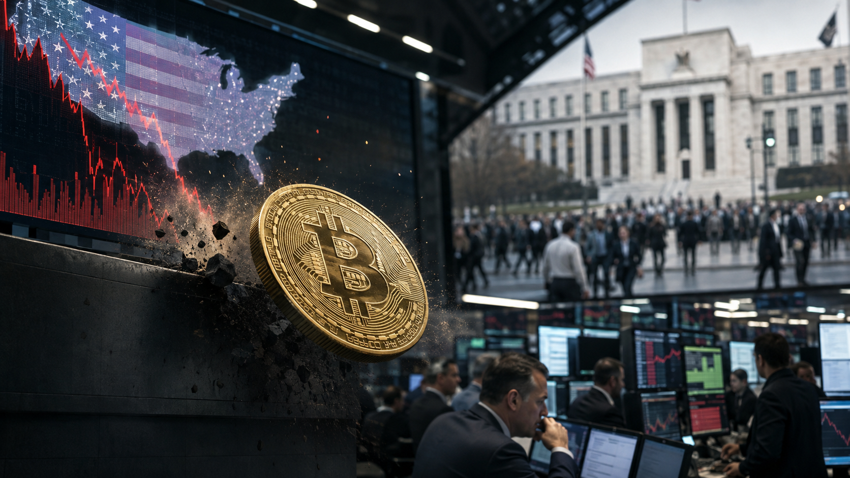 Bitcoin chute après un rapport sur l’emploi américain plus solide que prévu