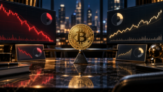 Bitcoin en équilibre entre un scénario de chute et une reprise du marché