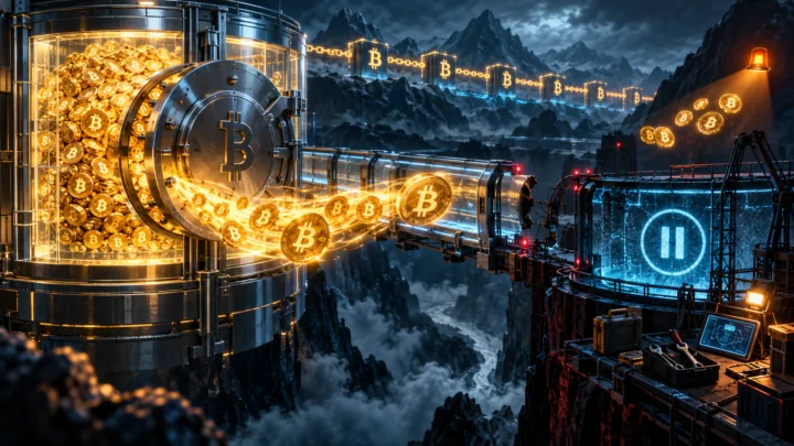 La majorité des bitcoins retirés revient dans une réserve tandis qu’une partie reste au-delà d’un réseau secondaire suspendu