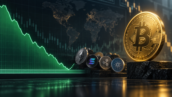 La dominance de l’USDT atteint un support pendant que Bitcoin reste au-dessus du marché