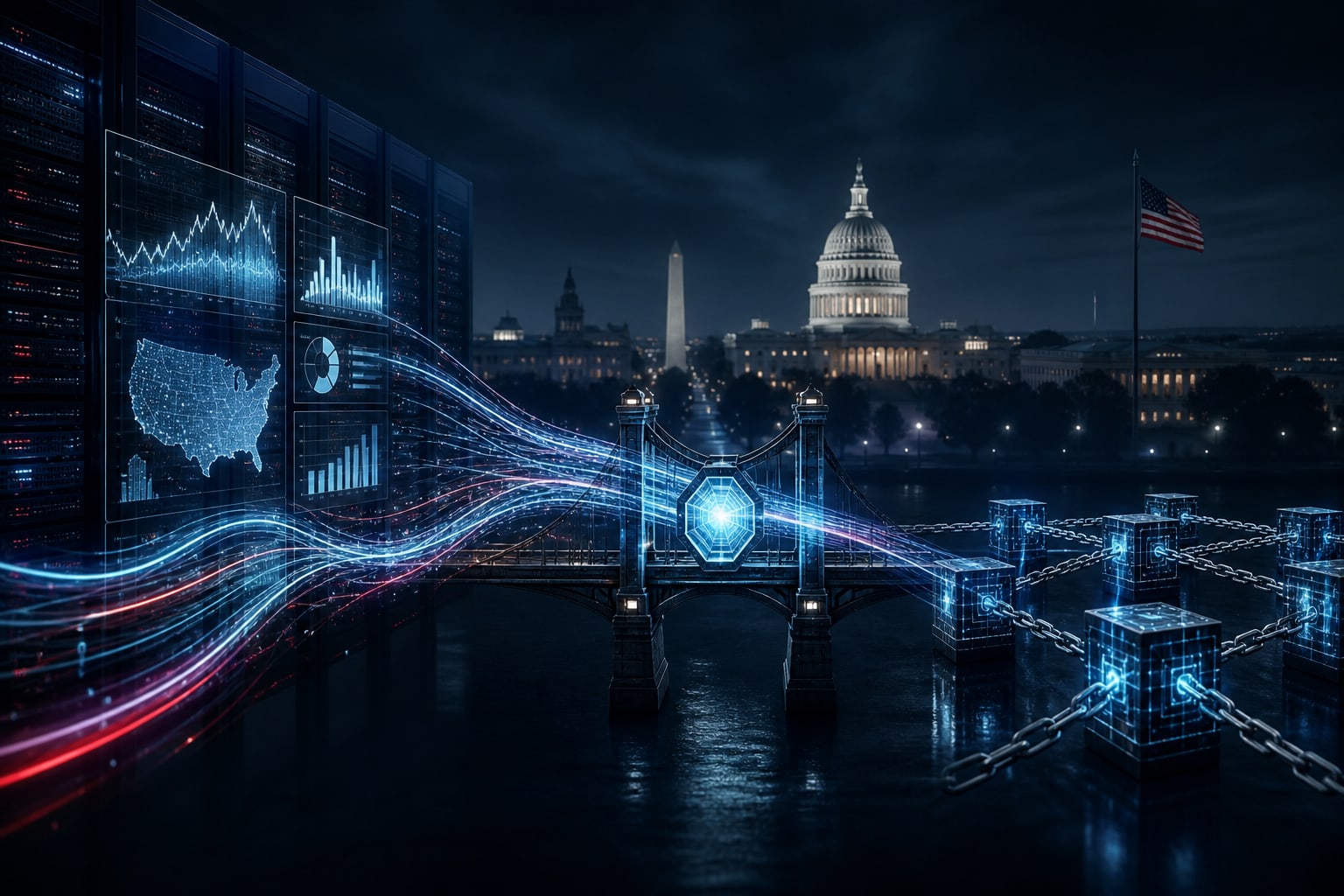 Des données économiques américaines traversent un oracle vers plusieurs blockchains