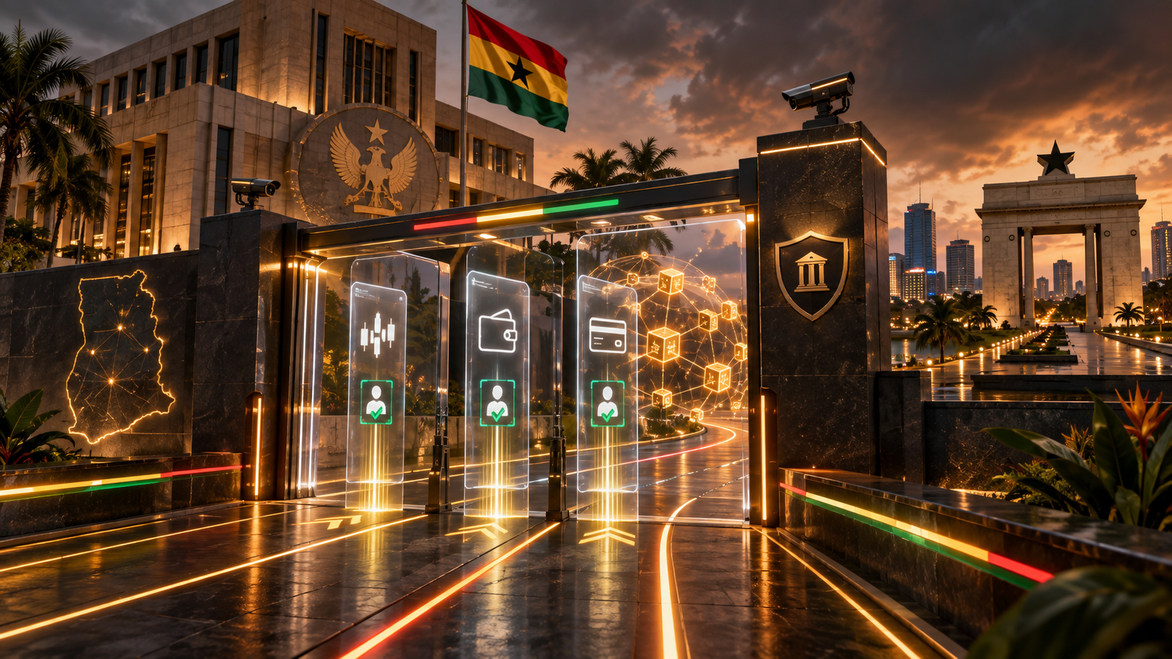 Un portail réglementaire aux couleurs du Ghana contrôle l’accès des services crypto à un réseau blockchain