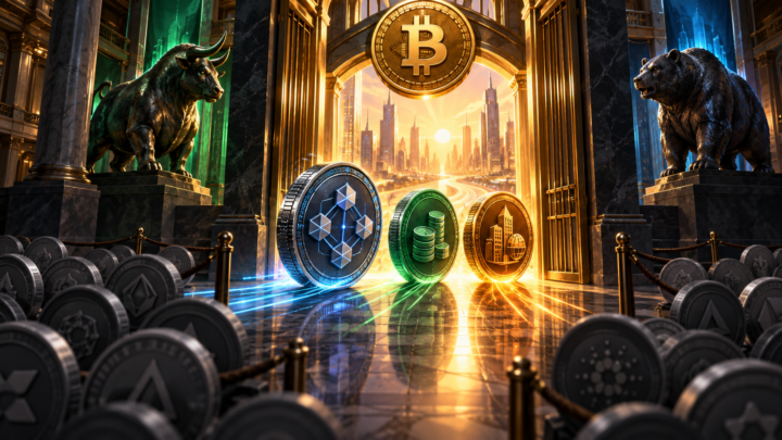 Quelques altcoins franchissent une porte lumineuse tandis que de nombreux autres restent dans l’ombre sous un bitcoin dominant