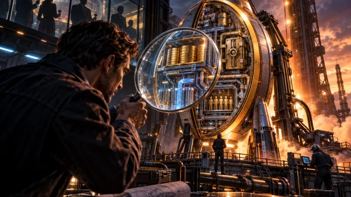 Un analyste inspecte les mécanismes cachés d’un token crypto avant son lancement