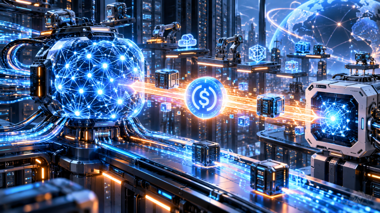 Des agents d’intelligence artificielle échangent un stablecoin sur des rails de paiement blockchain