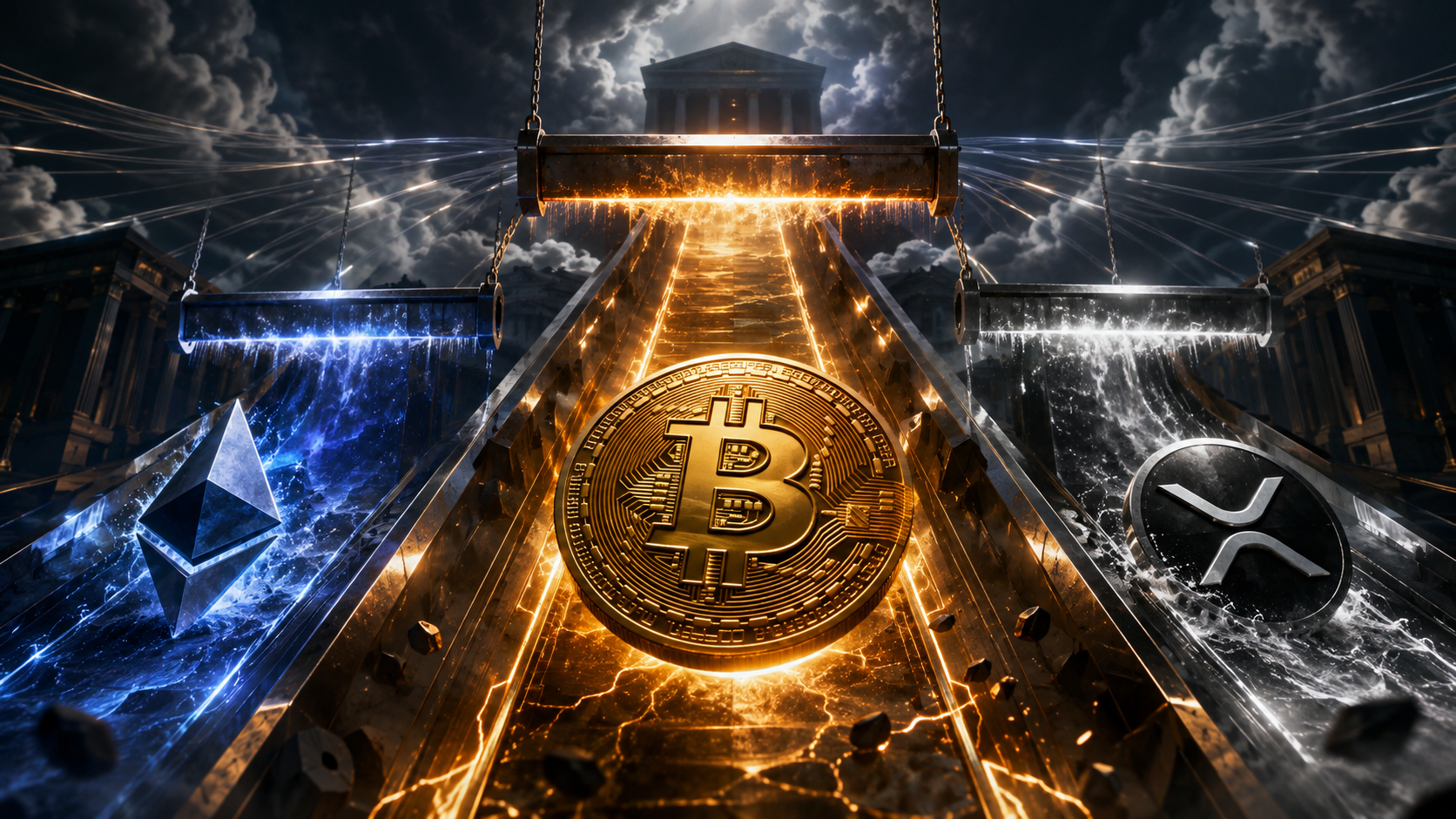 Bitcoin, Ethereum et XRP reculent sous trois barrières avant de tenter de relancer leur reprise