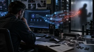 Un analyste examine une session crypto compromise dont les accès fuient vers une présence non identifiée