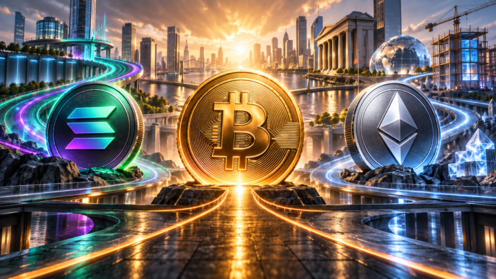 Bitcoin, Solana et Ethereum suivent trois trajectoires différentes vers la finance de 2027