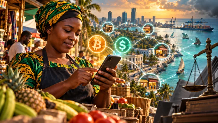 Un utilisateur tanzanien relie Bitcoin et USDT à son portefeuille mobile money