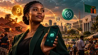 Bitcoin et stablecoins utilisés avec le mobile money en Zambie
