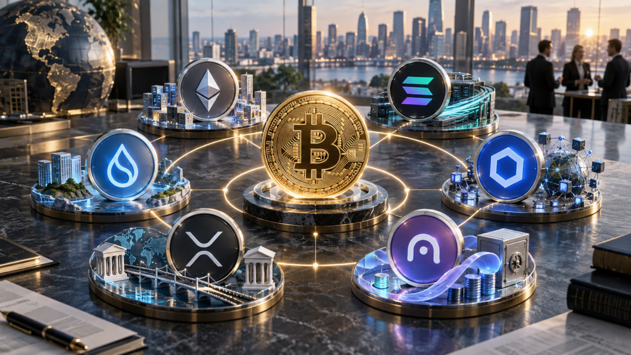 Bitcoin au centre d’une sélection réunissant six autres infrastructures crypto pour 2027