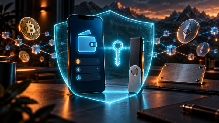 Un portefeuille mobile et un hardware wallet protégés par un bouclier cryptographique
