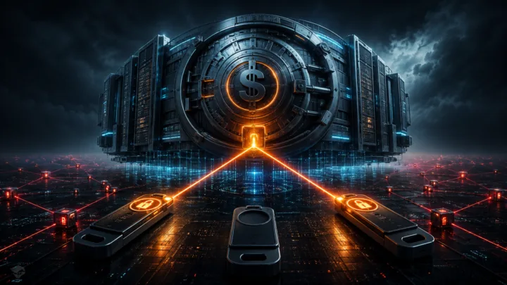 Deux clés cryptographiques sur trois autorisent l’accès administratif à un immense coffre numérique représentant l’USDT
