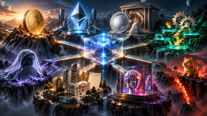 Plusieurs familles de cryptomonnaies se déploient autour d’une blockchain centrale