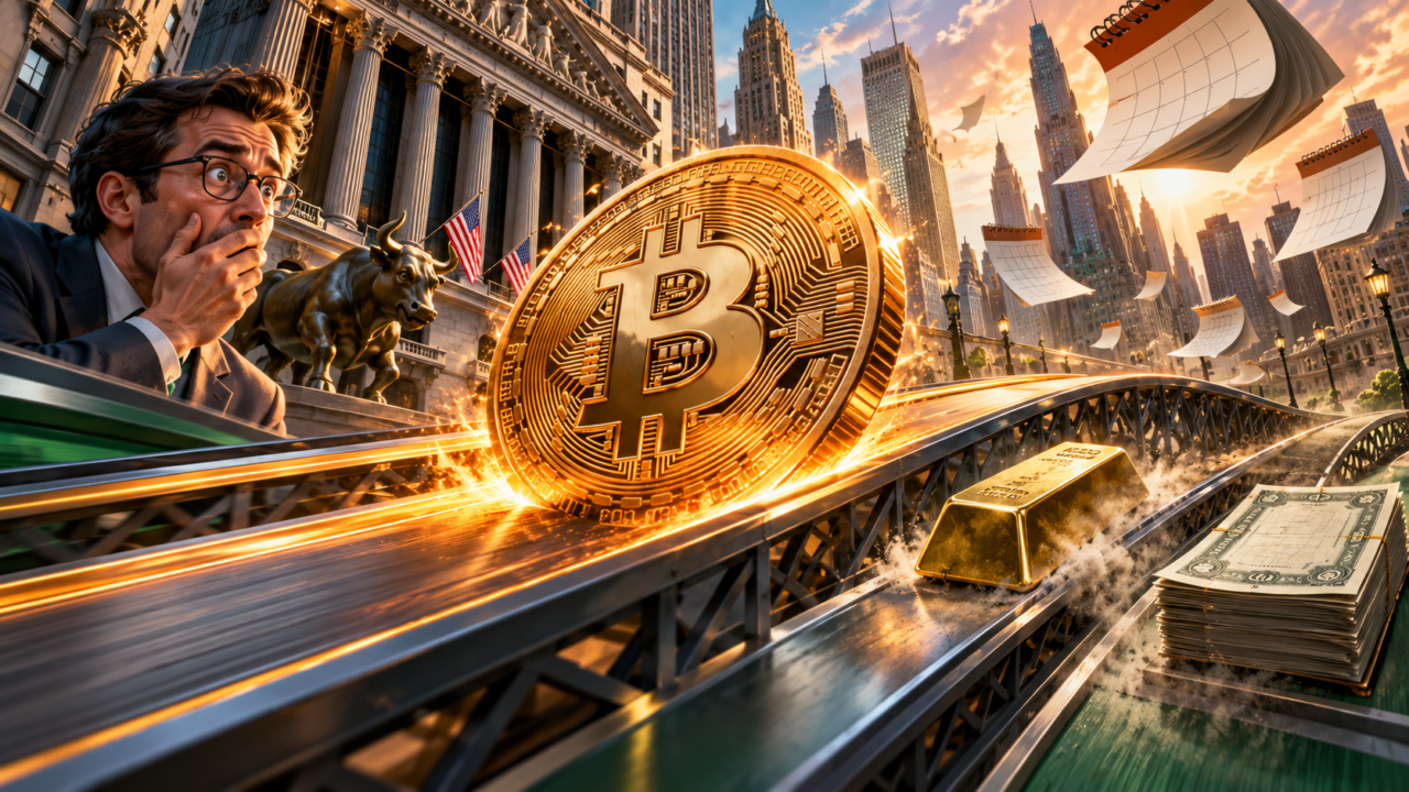 Bitcoin prend de l’avance sur un lingot d’or et des titres financiers devant Wall Street