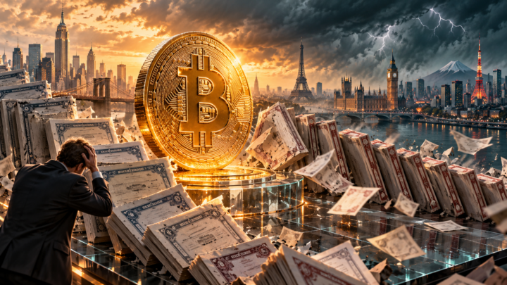 Bitcoin reste debout tandis que des obligations tombent en domino devant plusieurs places financières