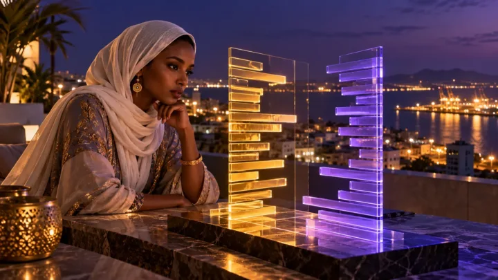 A Djiboutian user observes an abstract order book with some lines left empty.